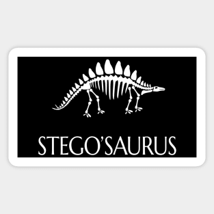 Stegosaurus -  Late Jurassic Fossil (Archaeology, Paleontology) Sticker